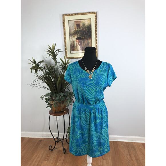 Gap Cutout Dress SM Cap Sleeve Boho Vacation Clueless Preppy Pocket Pullover - Picture 1 of 10